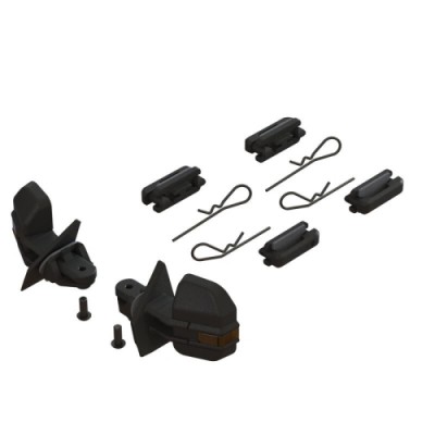 [ARRMA] ARA480062 Wing mirror and door handle set