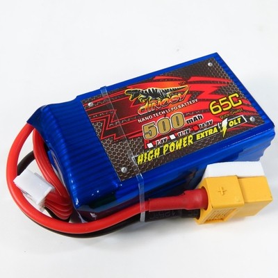 [GIANT POWER] 14.8V 500mAh 65C ��Ƭ ������ ���͸� (XT60 ��)