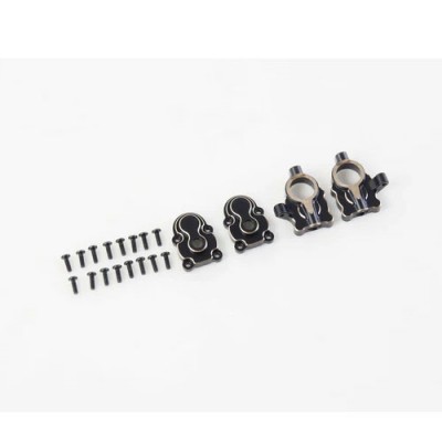 [ROC HOBBY] FXC24 PORTAL AXLE COVER SET BLACK