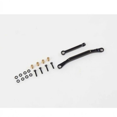 [ROC HOBBY] FCX24 BRASS STEERING LINKAGE SET BLACK