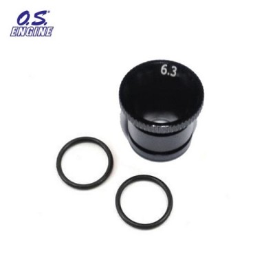 [OS ENGINE] CARB. REDUCER 6.3MM (BLK)