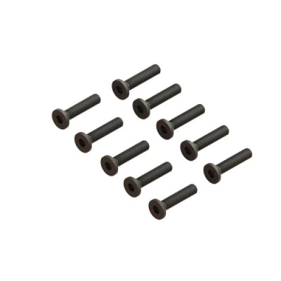 [ARRMA] ARA702017 Flat Head Screw M2.5x12mm (10pcs)