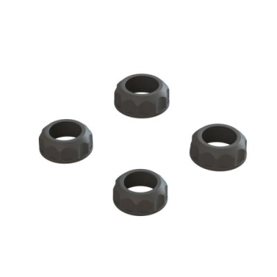 [ARRMA] ARA330828 Shock Cap (4): 4X4, Black