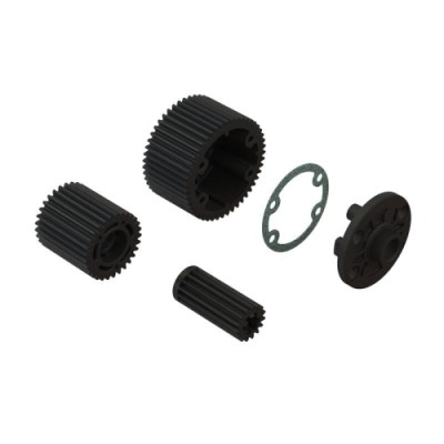 [ARRMA] ARA311095 Diff Case and Idler Gear Set (47/15T, 0.8M)