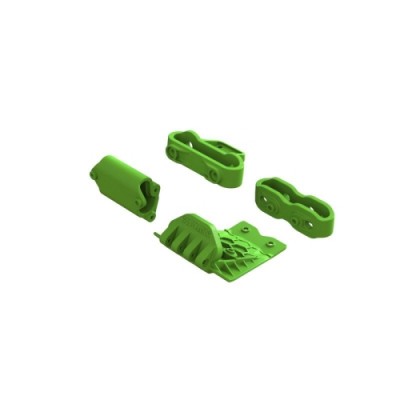 [ARRMA] ARA320791 Lower Skid And Bumper Mount Set, Green