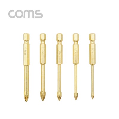 Coms ���� Ÿ�Ϻ�Ʈ ��Ʈ 5pcs, ���ڱ⸮, Ÿ�� ��ũ��Ʈ �븮�� õ���۾� Ÿ�ϱ⸮ �帱��Ʈ