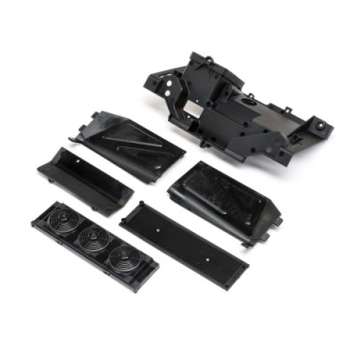 [TEAM LOSI] Rear Bulkhead, Fan Panel & Mud Guard: 1/10 Baja Rey 2.0