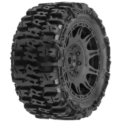 [PROLINE-RACING] 10240-10 1/6 Trencher F/R 5.7�� Tires Mounted 24mm Black Raid 8x48 Hex (2)