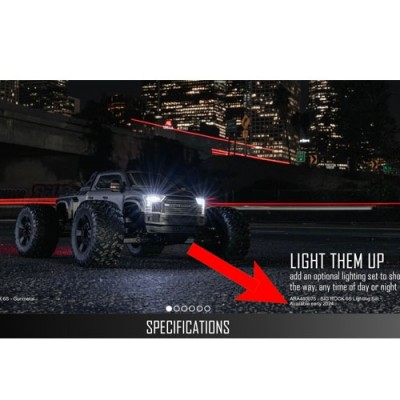 [ARRMA] ARA480075 BIGROCK Light Set