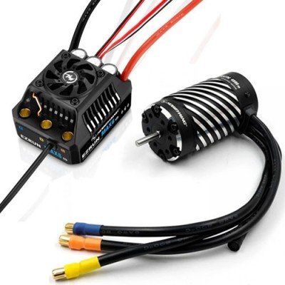 [HOBBYWING] [����,���ӱ� ������Ʈ ]EzRun MAX6 G2 200A 3-8S Sensorless WP ESC EZRUN-4990SD-1650KV-BLACK-G2 (1/6,1/7 ������ �� 1/8 ū���� )