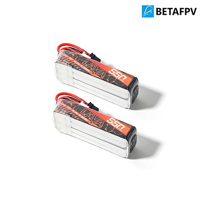 [BETAFPV] LAVA 4�� 15.2V 550mAh 75C LiHV ���̺������� ��Ƭ������ ���͸� (2��) - XT30