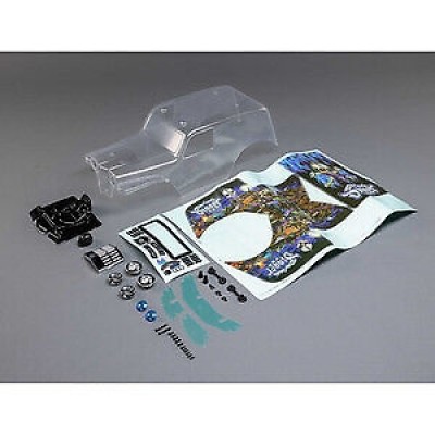 [TEAM LOSI] Body Set, Grave Digger, Clear: Mini LMT