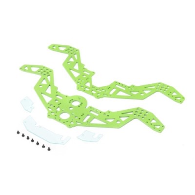 [TEAM LOSI] Chassis Plate Set, Green: Mini LMT