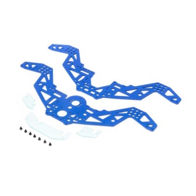 [TEAM LOSI] Chassis Plate Set, Blue: Mini LMT