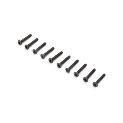 [TEAM LOSI] Flat Head Screws, M2x12mm (10)