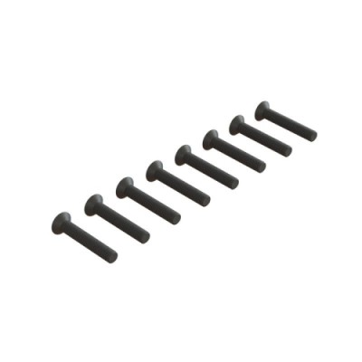 [ARRMA] ARA722318 Flat Head Hex Machine Screw M3x18mm (10)