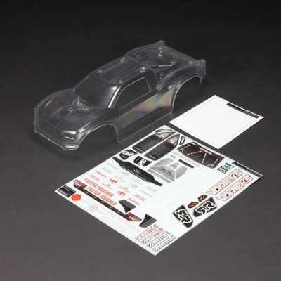 [ARRMA] ARA-1554 1/10 Clear Body with Decals: VORTEKS 2WD