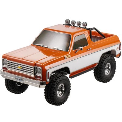 [ROC HOBBY] FMS 1:10 FCX10 Chevrolet K5 Blazer RS Orange (DIG/FWD/RWD/4WD ��ȯ ,11ä�� ������ ���� ,�ְ��� LED ��Ʈ ������)