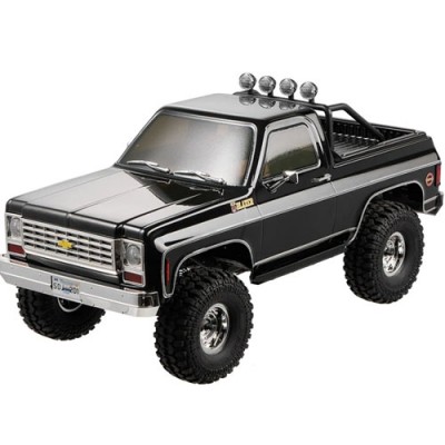 [ROC HOBBY] FMS 1:10 FCX10 Chevrolet K5 Blazer RS Black (DIG/FWD/RWD/4WD ��ȯ ,11ä�� ������ ���� ,�ְ��� LED ��Ʈ ������)