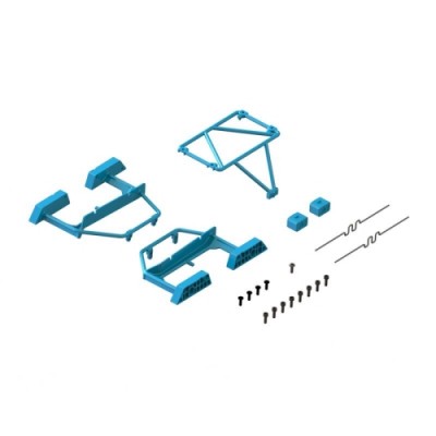 [ARRMA] ARA-1569 Desert Truck Body Roll Cage Set, Blue: GROM