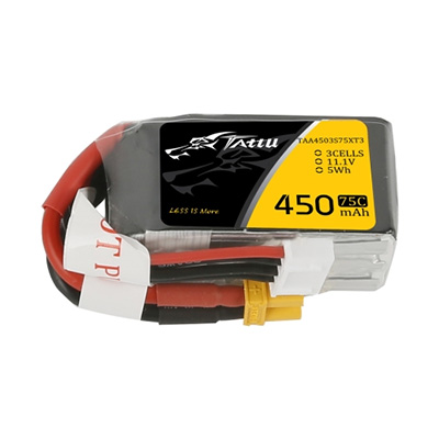 [Gens Ace(Tattu)] 11.1V 450mAh 75C ��Ƭ������ ���͸� - XT30