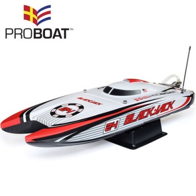 [PROBOAT] Blackjack 24 V2 Catamaran Brushless: RTR, Vegas Offshore