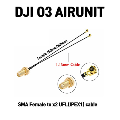 U.FL to SMA 2in1 ���� ���̺� (20cm)