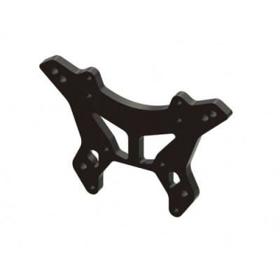 [ARRMA] ARA-1522 Front Shock Tower Aluminum M4, Black