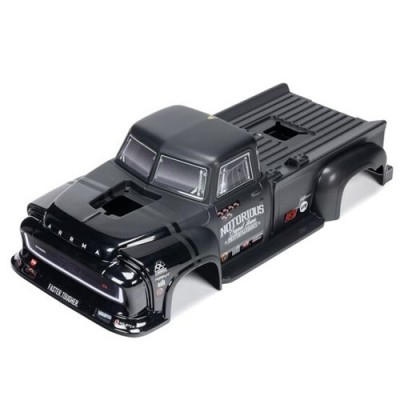 [ARRMA] ARA-1541 1/8 Painted Body with Decals, Black: NOTORIOUS 6S BLX V6