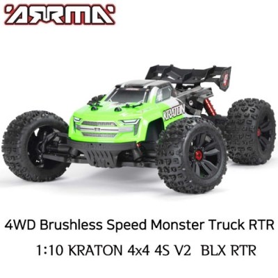 [ARRMA] 1/10 KRATON 4x4 4S V2 BLX RTR MT Green (���͸�, ������ �ʿ�)