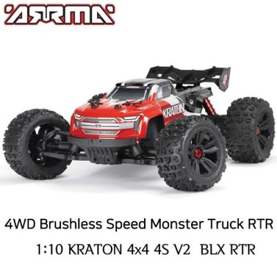 [ARRMA] 1/10 KRATON 4x4 4S V2 BLX RTR MT Red (���͸�, ������ �ʿ�)