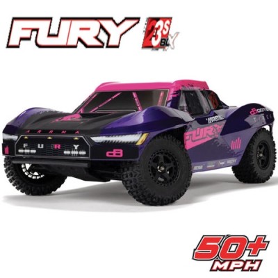 [ARRMA] 1/10 FURY 223S BLX �귯�ø��� 2WD ��Ʈ �ڽ� Ʈ�� RTR, DSC, �����