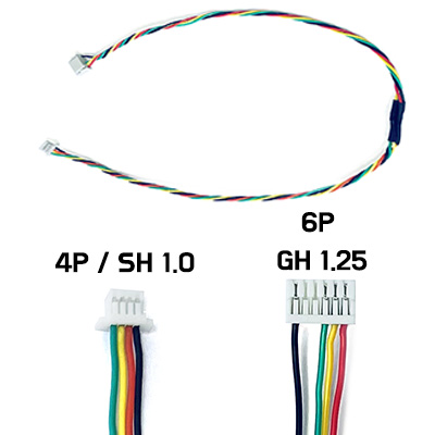 MicoAir Stack FC �� GH1.25 �ڷ���Ʈ�� to UART ���̺�