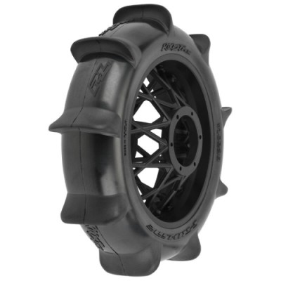 [PROLINE-RACING] 10238-10 1/4 Roost MX Sand/Snow Paddle Rear Tire MTD Black (1): PROMOTO-MX