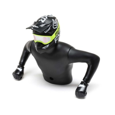 [TEAM LOSI] Rider Figure Upper, FXR, Yellow: Promoto-SM