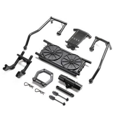 [TEAM LOSI] Bumper, Body Post: 8X Super Lasernut