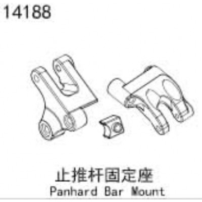 [YK HOBBY] 14188 Panhard Bar Mount