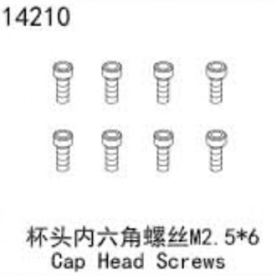 [YK HOBBY] Cap Head Screws M2.5*6