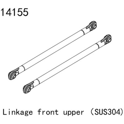 [YK HOBBY] YK14155 Linkage front upper stainless SUS304 (YK4083)