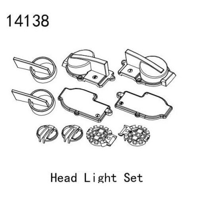 [YK HOBBY] 14138 Head Light Case Set (YK4083) LED ������