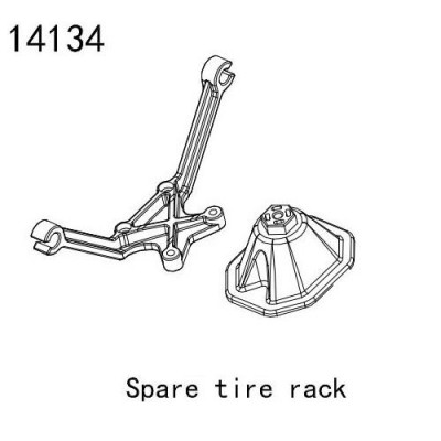 [YK HOBBY] 14134 Spare tire rack (YK4083)
