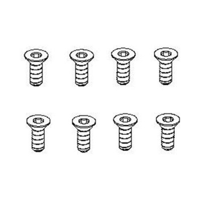 [YK HOBBY] 13104 M2.5*6 Flat Head Screws(yk4����)