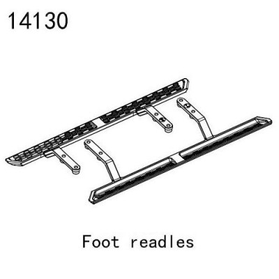 [YK HOBBY] 14130 Foot Pedals Step (YK4083)