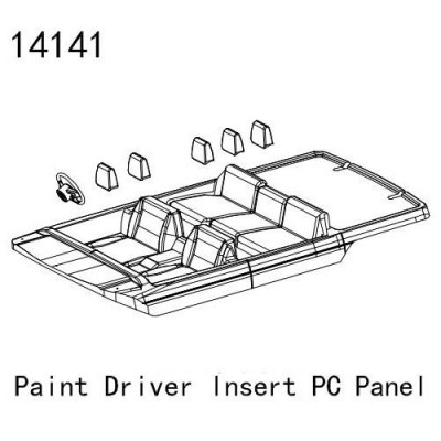 [YK HOBBY] 14141 Paint Inner Body (YK4083)