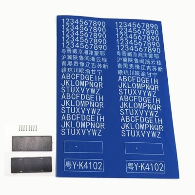 [YK HOBBY] 13176 License plates number stickers(yk4102��)