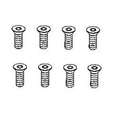 [YK HOBBY] 13105 M2.5*8 Flat Head Screws(yk4����)
