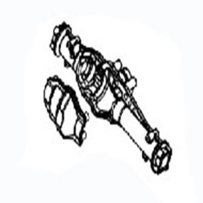 [YK HOBBY] Rear axle case (YK6101)