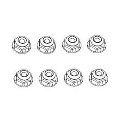 [YK HOBBY] 13117 M4 Flange Lock Nuts(yk4����)