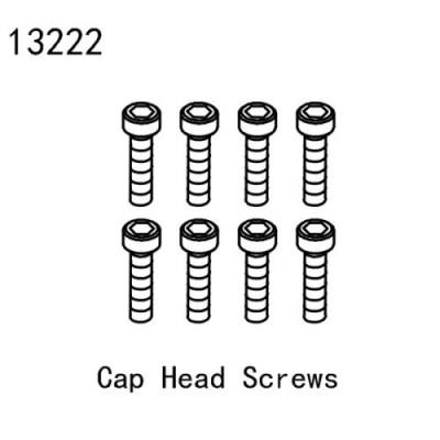 [YK HOBBY] 13222 Cap Head Screws M4*16 (4082, 4083)