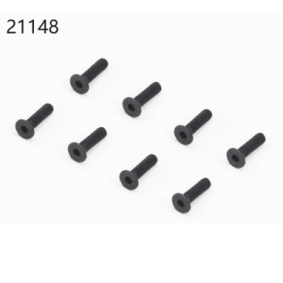 [YK HOBBY] 21148 Flat Head Hex Screw M3*12
